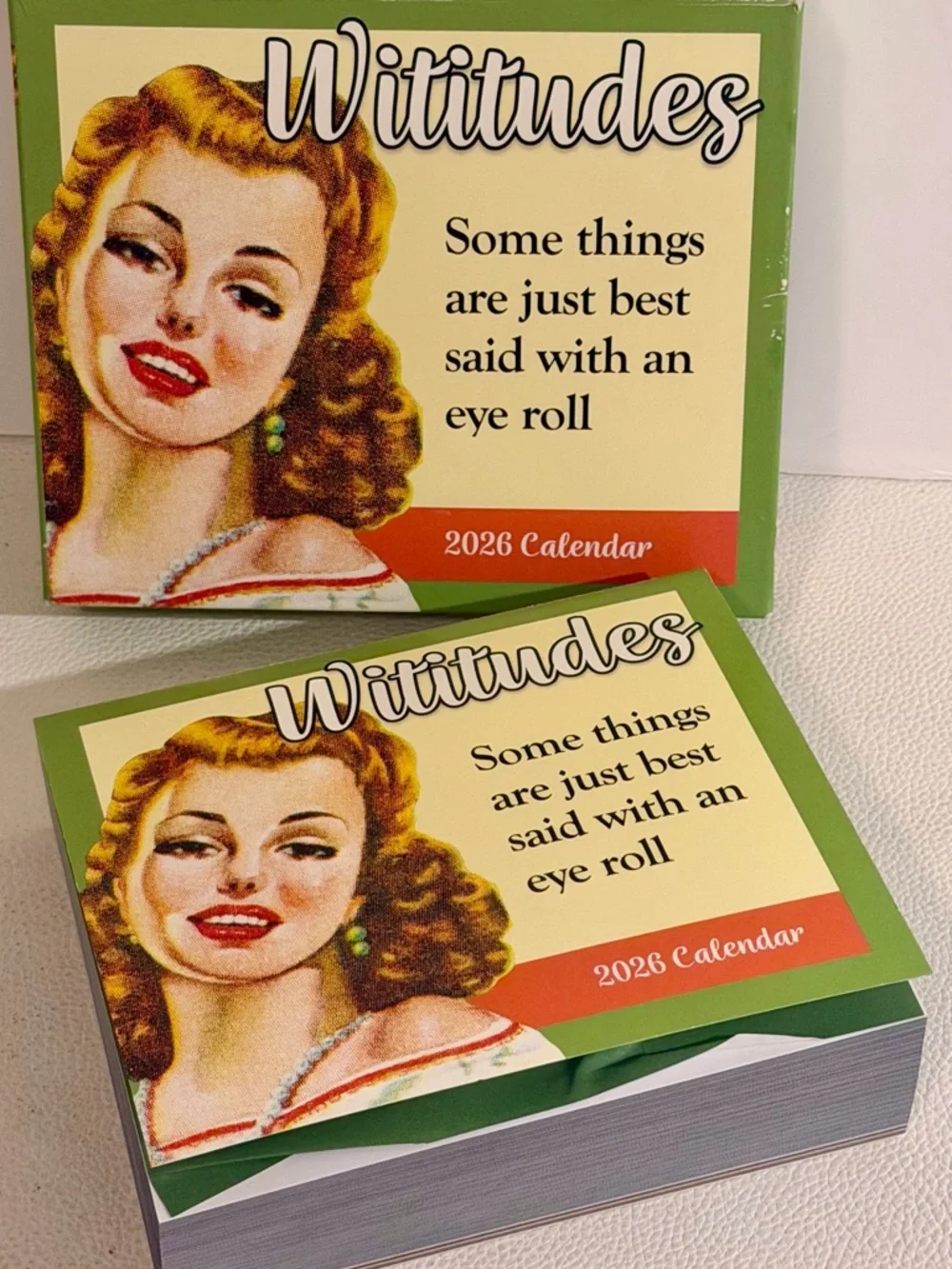 2026 Wititudes Daily Desk Calendar Funny Witty Decor Office Humor Andrews McMeel